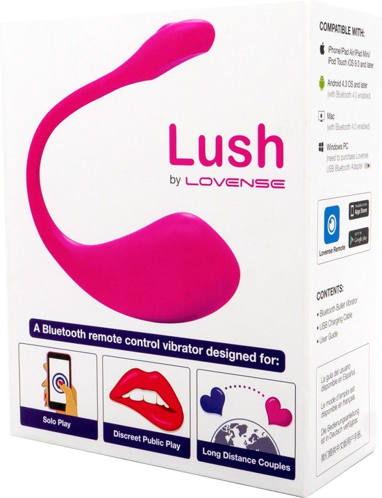 Lush Lovense - 2 Draagbare Bullet Vibrator - Roze