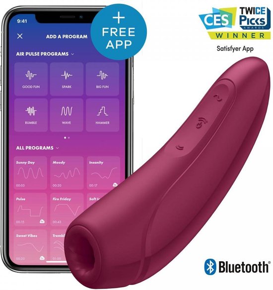 SATISFYER Curvy 1 - App Connect - Rood