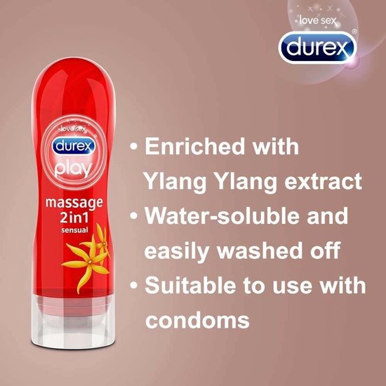Durex Massagel Play 2 in 1 Sensual 200 Ml