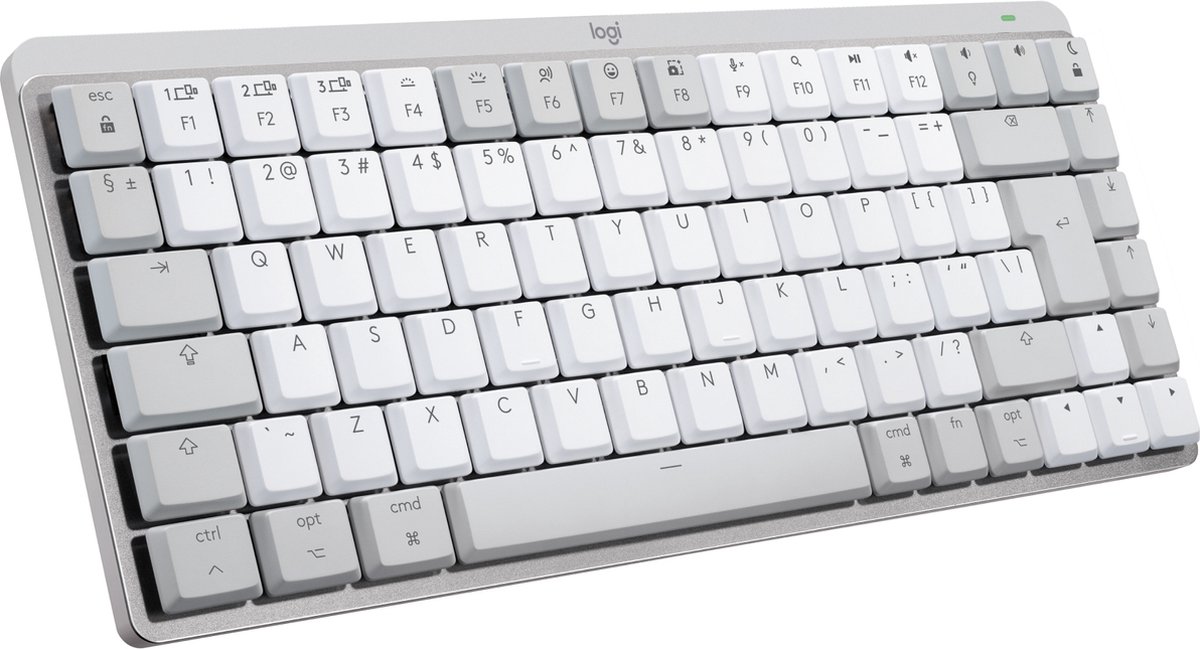 Logitech toetsenbord MX Mechanical Mini Voor Mac (Pale Grey)