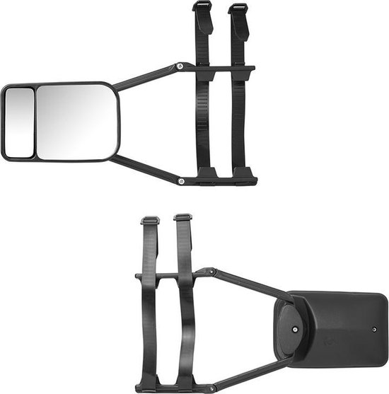 PROPLUS Opzetspiegel Duo - Zwart