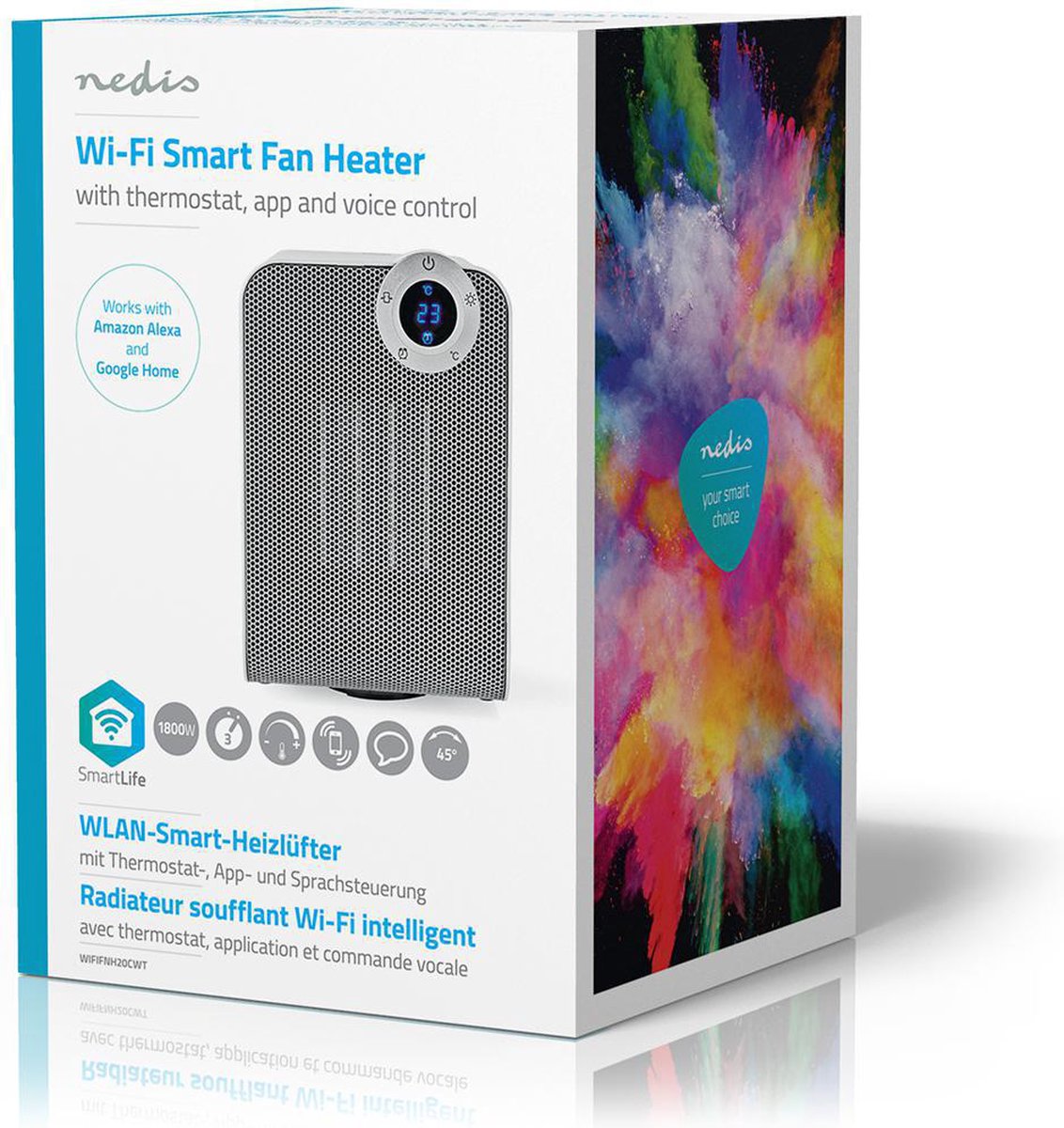 Nedis SmartLife ventilatorkachel