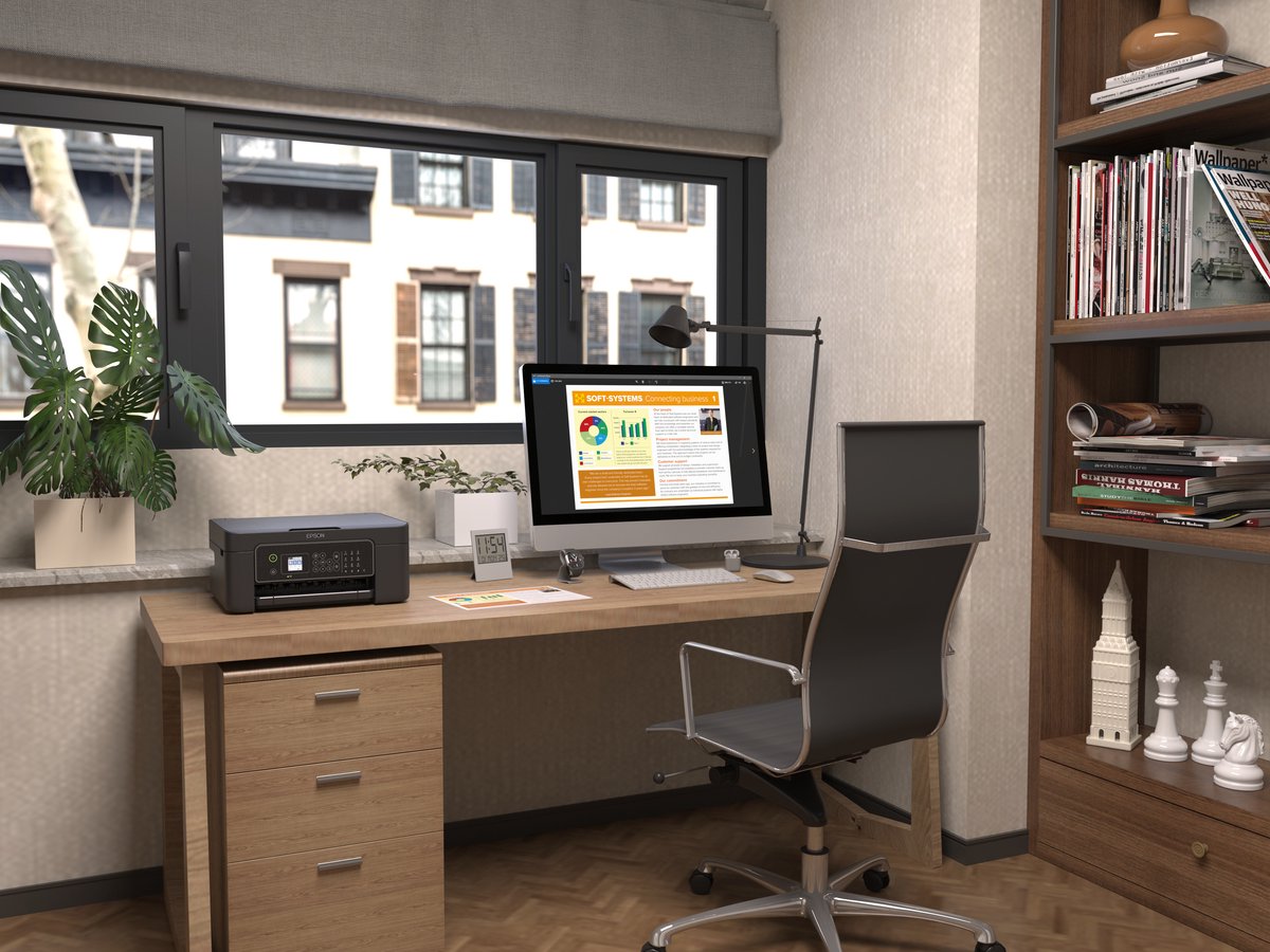 Epson all-in-one printer Workforce WF-2910DWF - Zwart