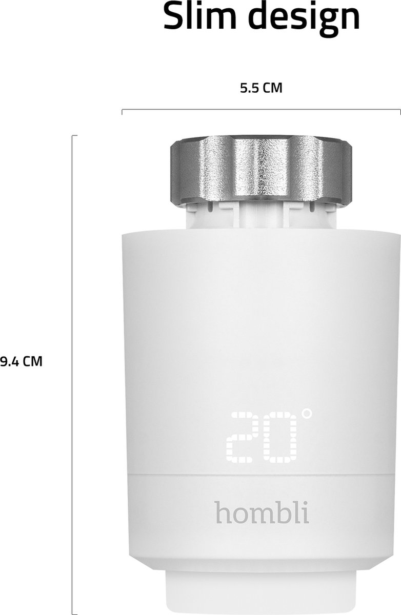 Hombli slimme thermostaat (set van 3 stuks)