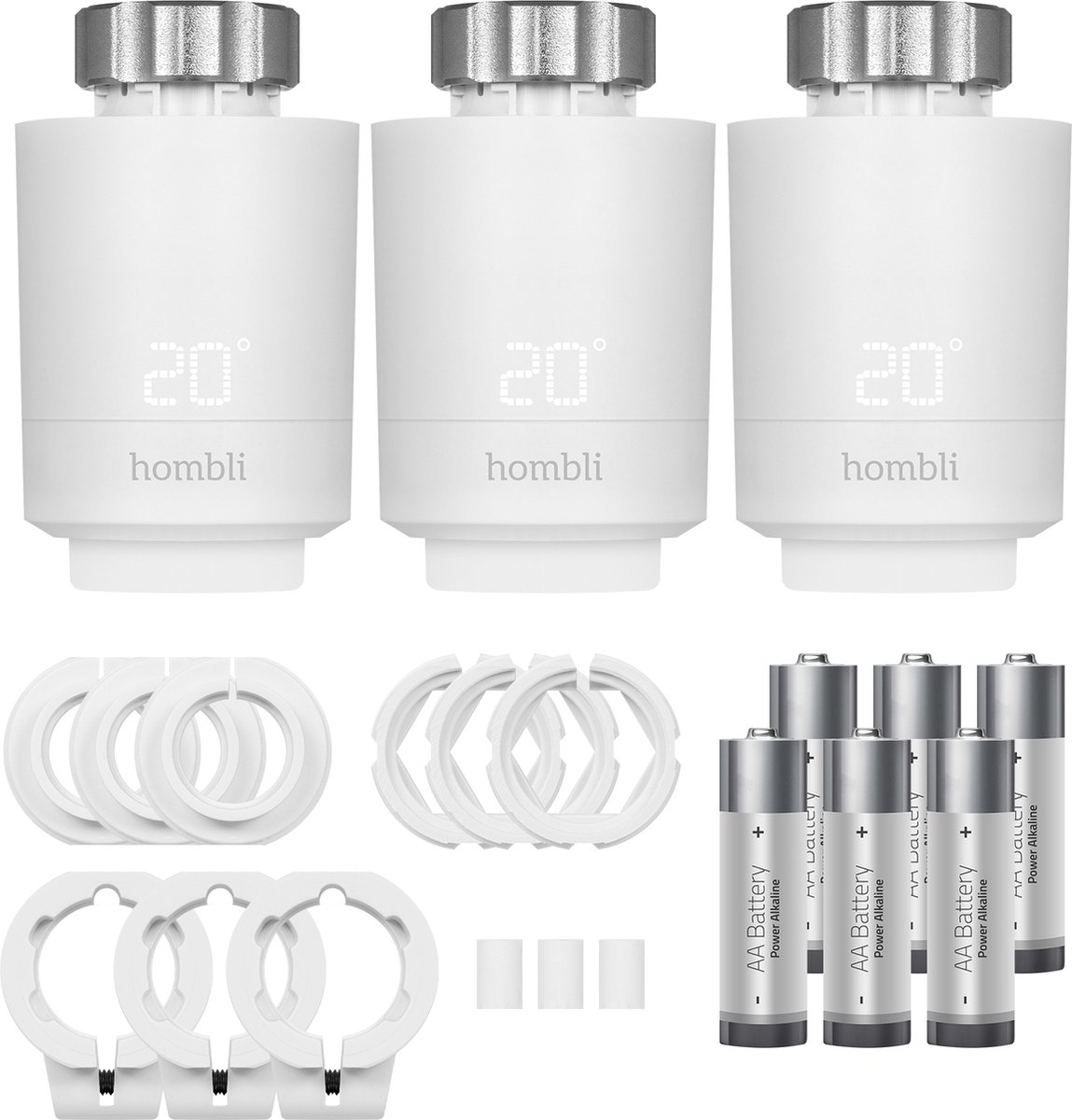 Hombli slimme thermostaat (set van 3 stuks)