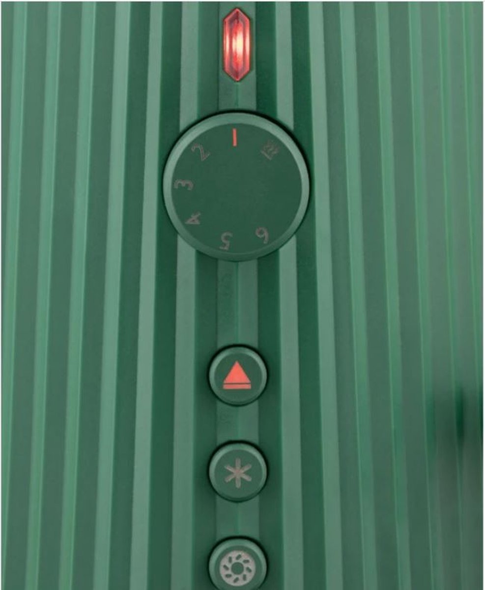 Alessi Plissé Broodrooster - Groen