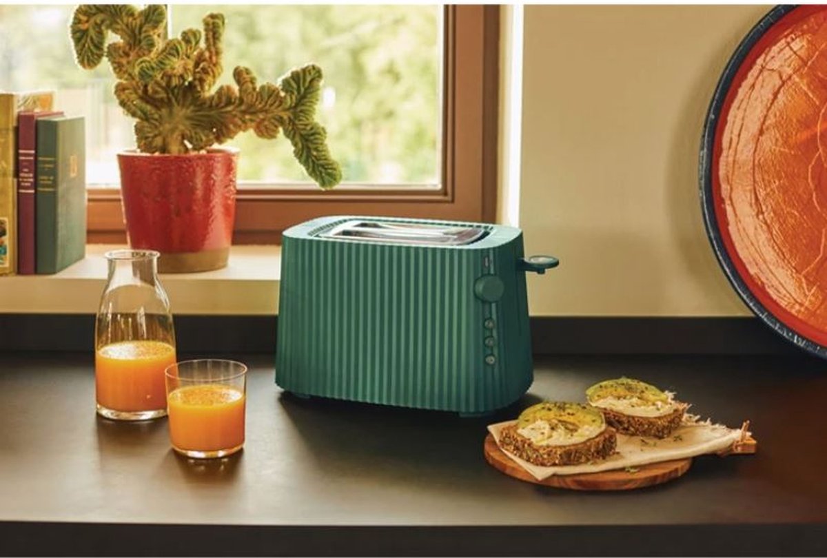 Alessi Plissé Broodrooster - Groen