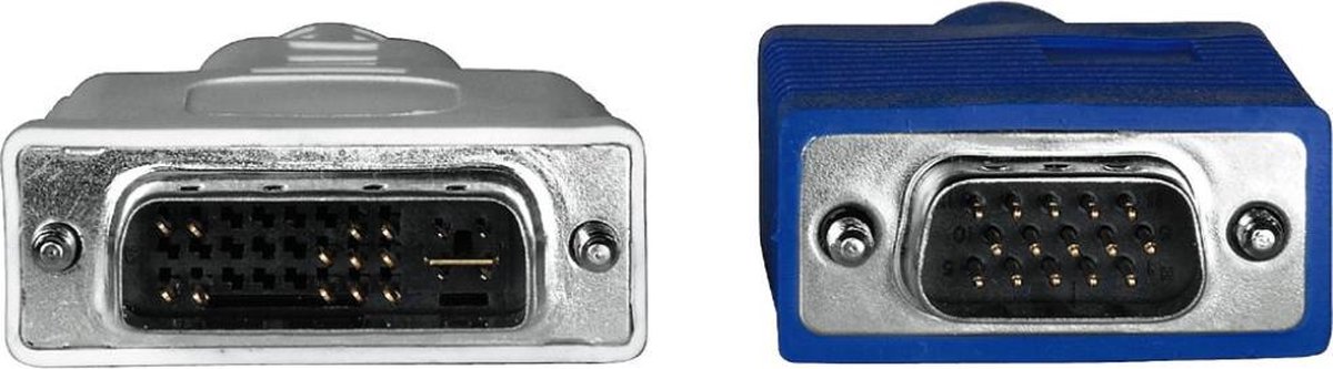 Hama DVI-naar-VGA-kabel 1 ster 1,8m - Grijs