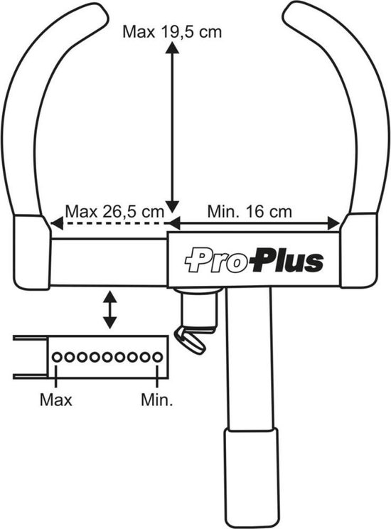 PROPLUS Wielklem Universeel Compact