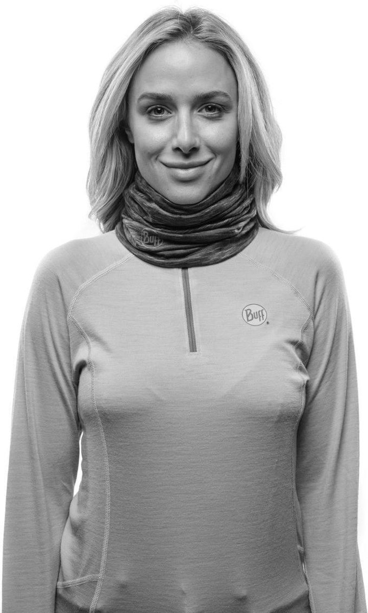 Buff Lw Merino Wool Solid Nekwarmer - Zwart