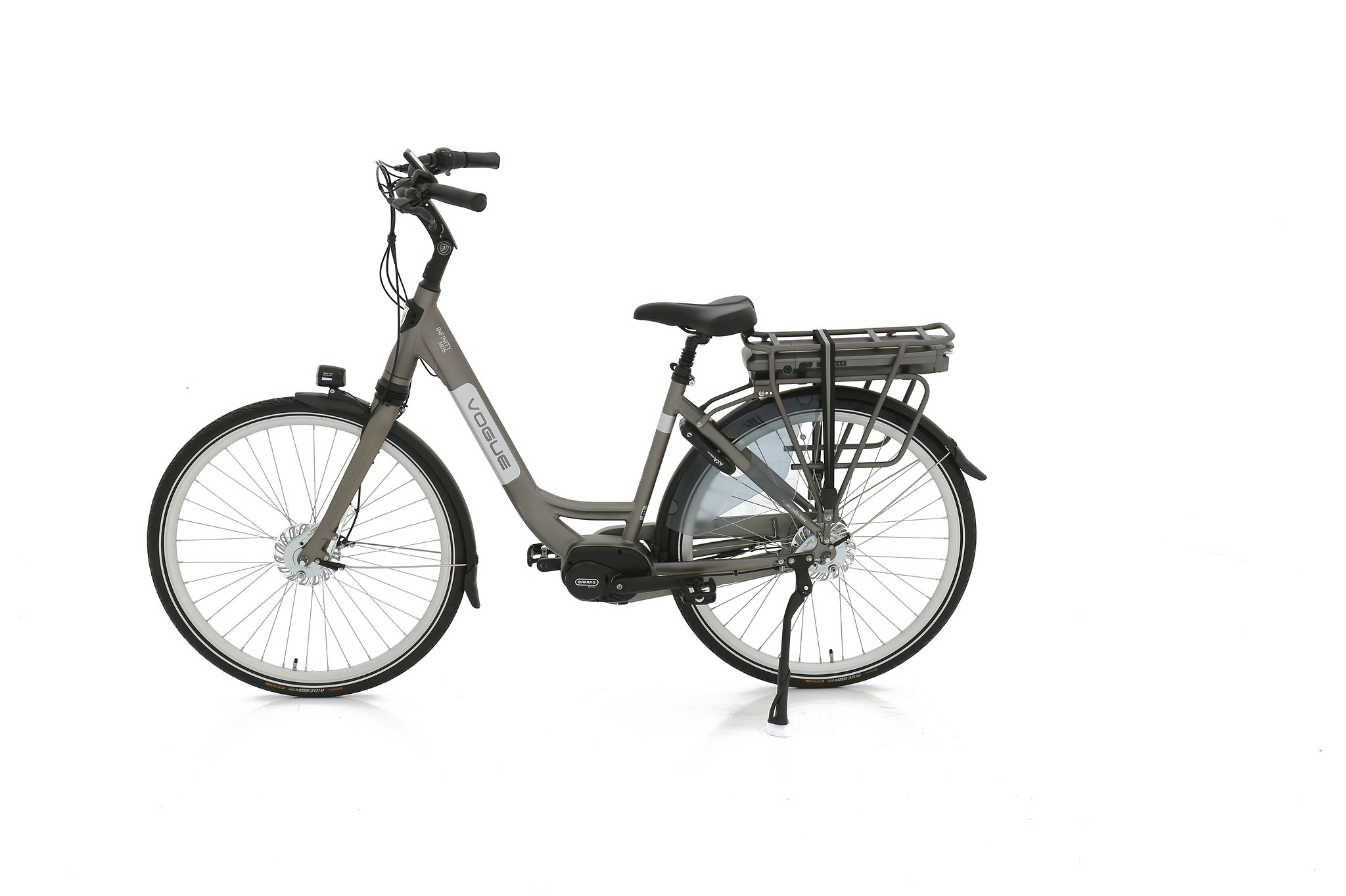 Vogue Elektrische fiets Infinity MDS dames 48cm 468 Watt - Grijs