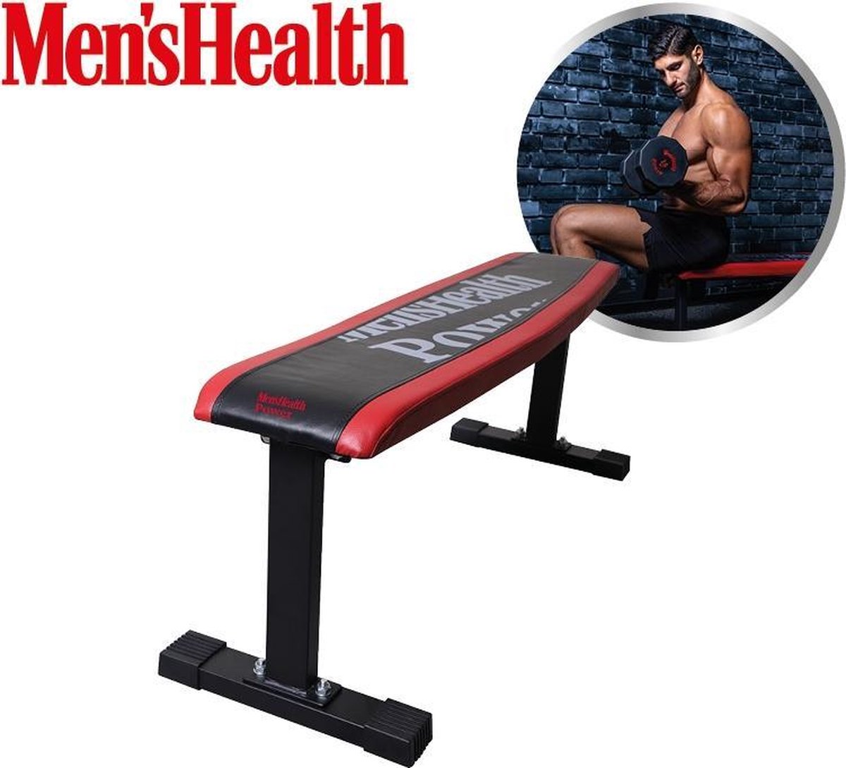 Men's Health Flat Bench - Rood