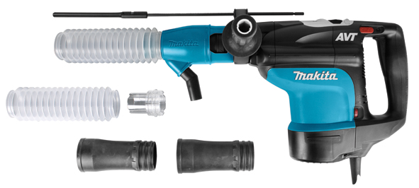 Makita HR4510CV SDS-Max combihamer met stofafzuiging