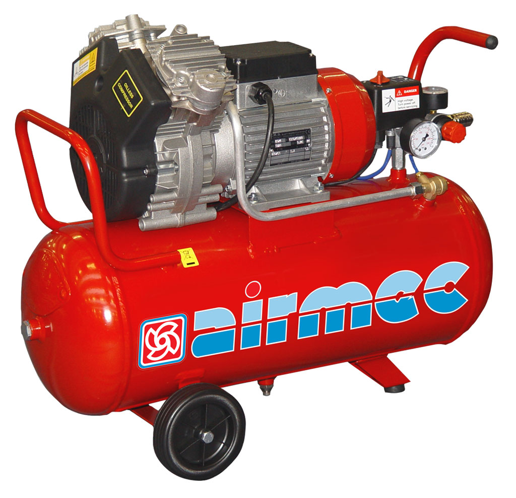 Airmec KZ 350-30 Mobiele olievrije zuigercompressor | 350 l/min