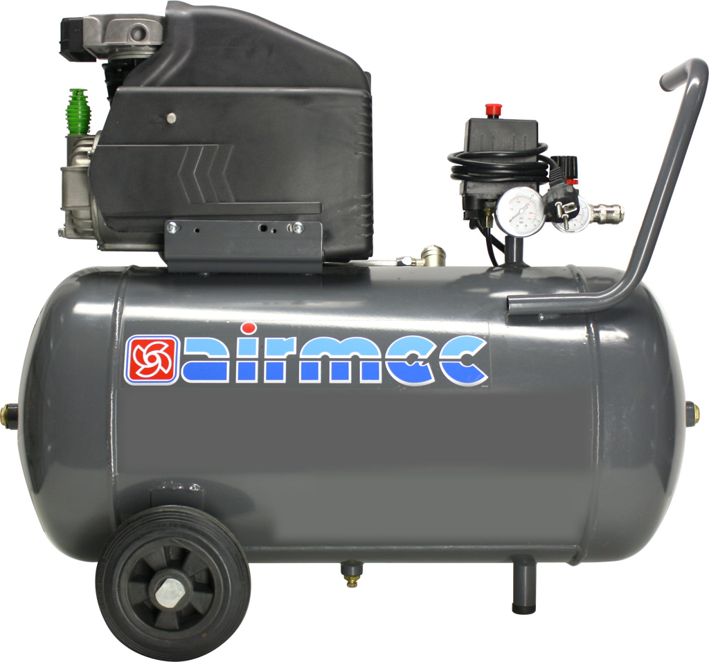 Airmec KA 50200 Mobiele oliegesmeerde zuigercompressor | 200 l/min