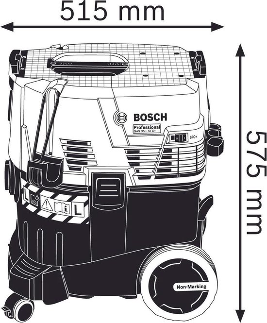 Bosch GAS 35 L SFC Professional nat en droogzuiger