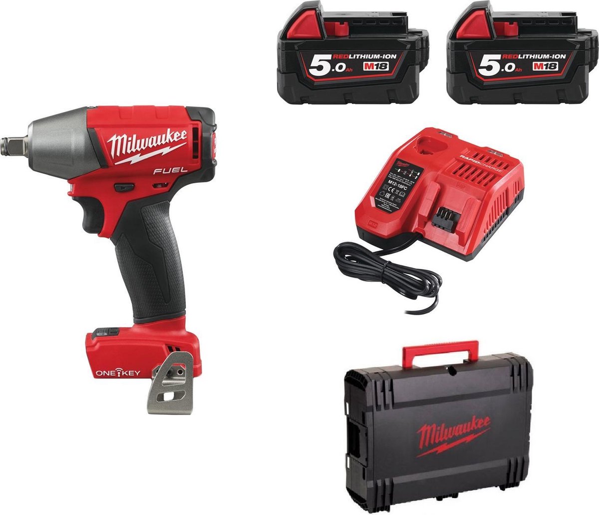 Milwaukee M18 ONEIWF12-502X Li-Ion slagmoersleutel ONE KEY