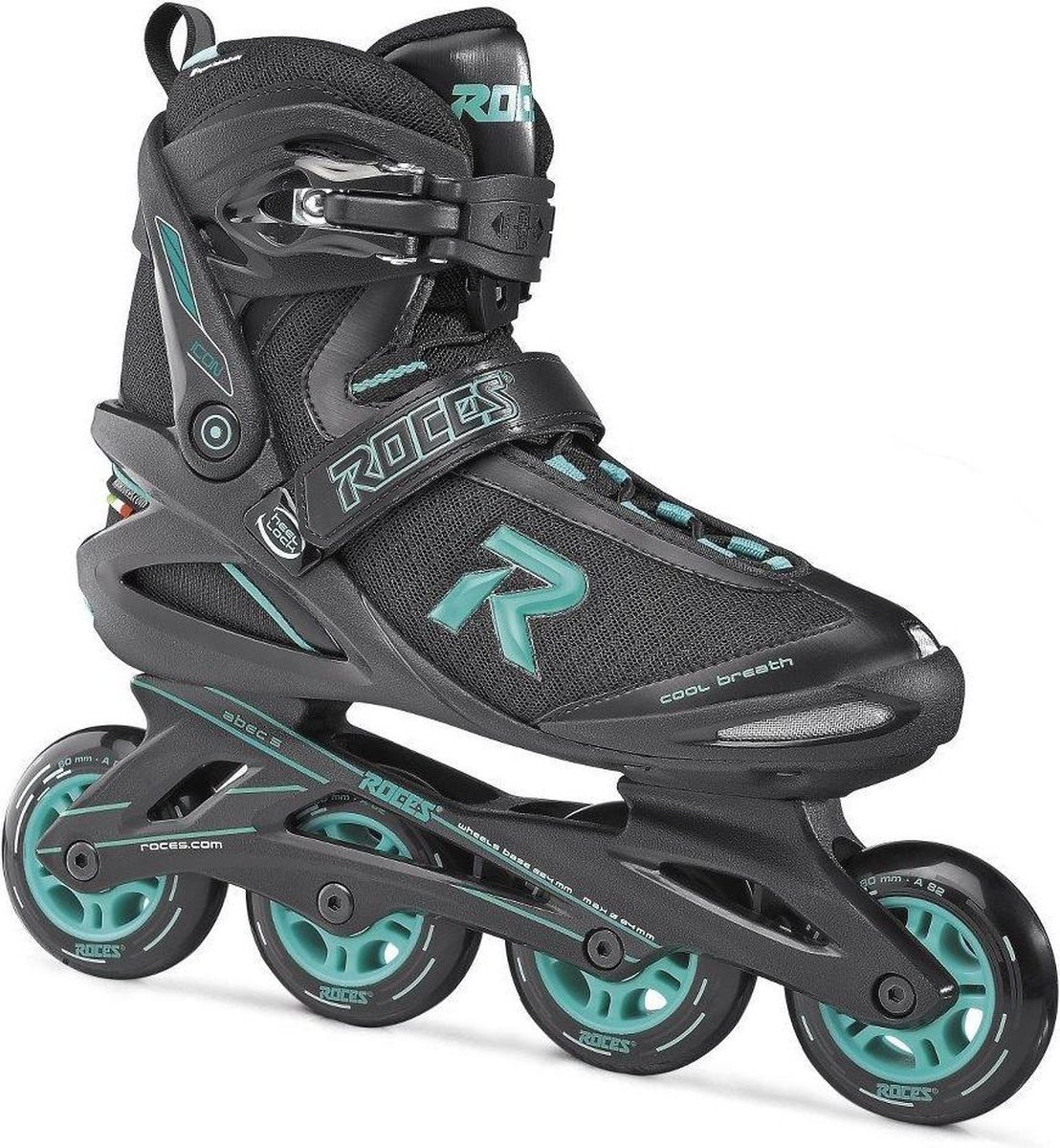 Roces Inlineskates Icon W Dames/aqua Maat 42 - Zwart