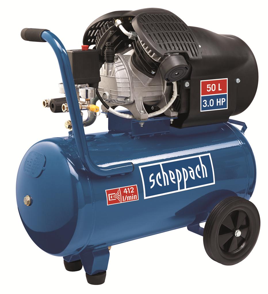Scheppach 50 L Dubbele Cylinder Compressor HC52DC