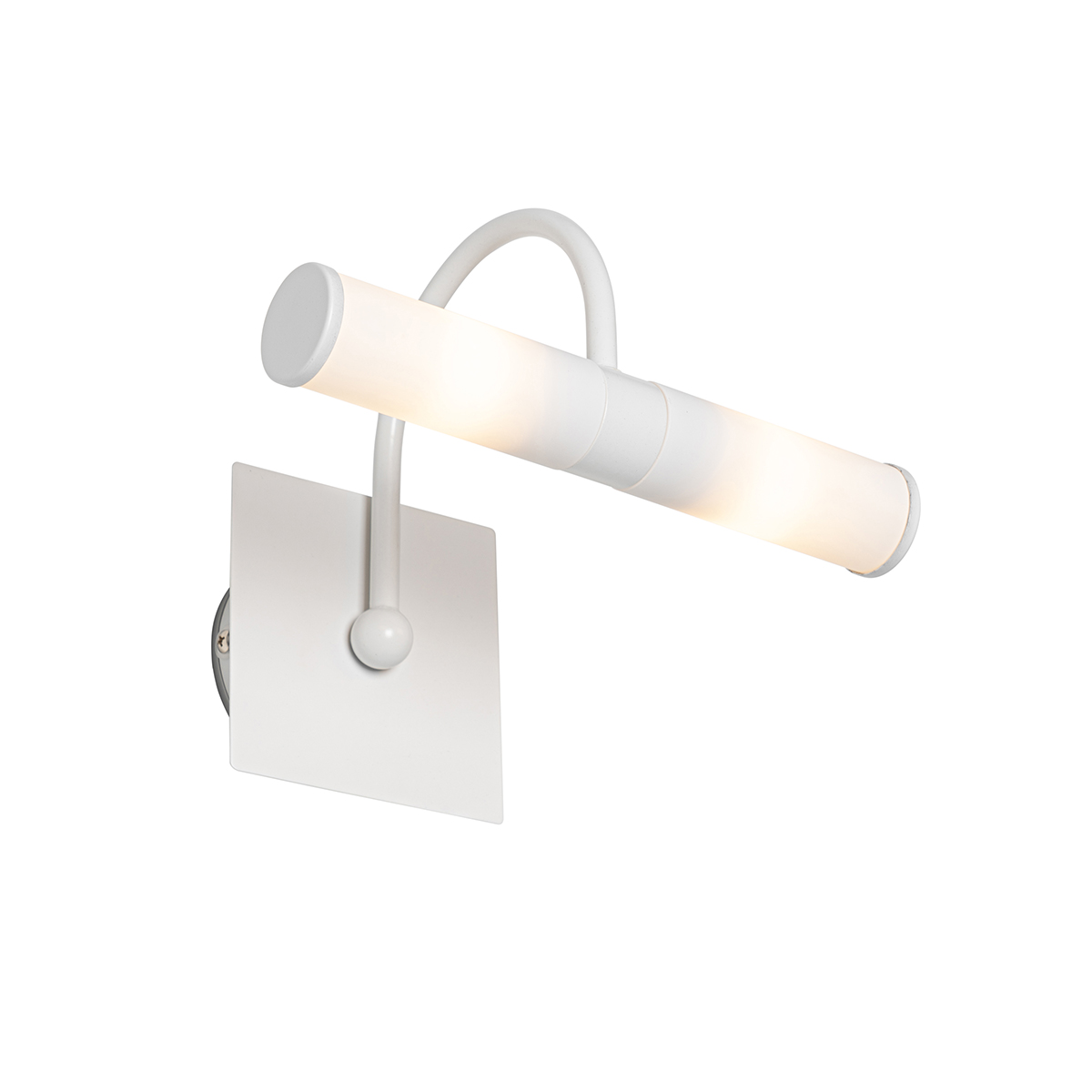 QAZQA Klassieke badkamer wandlamp wit IP44 2-lichts - Bath Arc