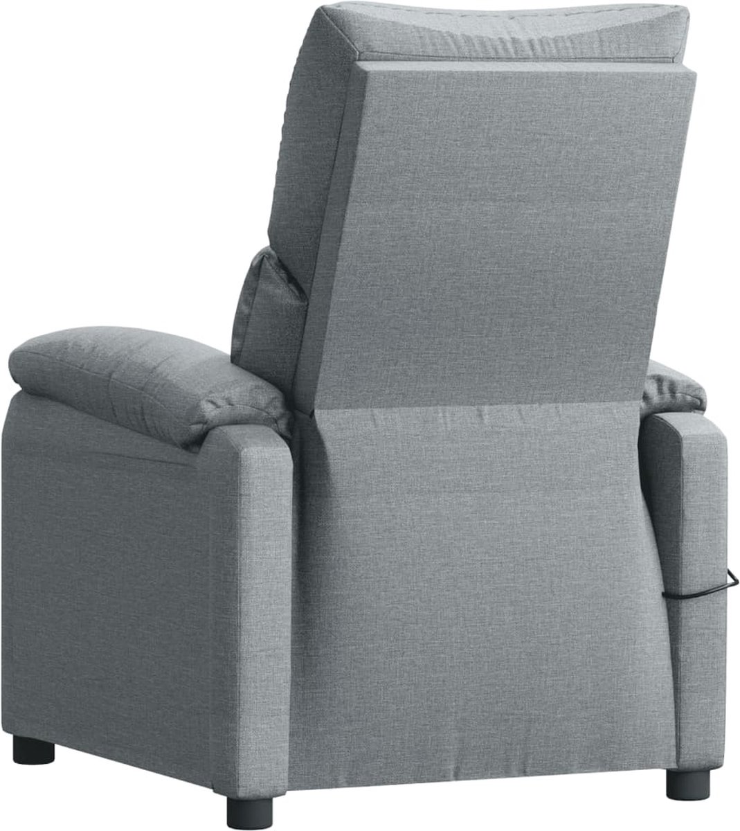 Vidaxl Sta-op-massagestoel Stof Licht - Grijs