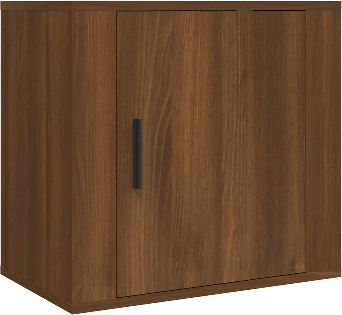 Vidaxl Nachtkastjes 2 St Wandgemonteerd 50x30x47 Cmeikenkleurig - Bruin