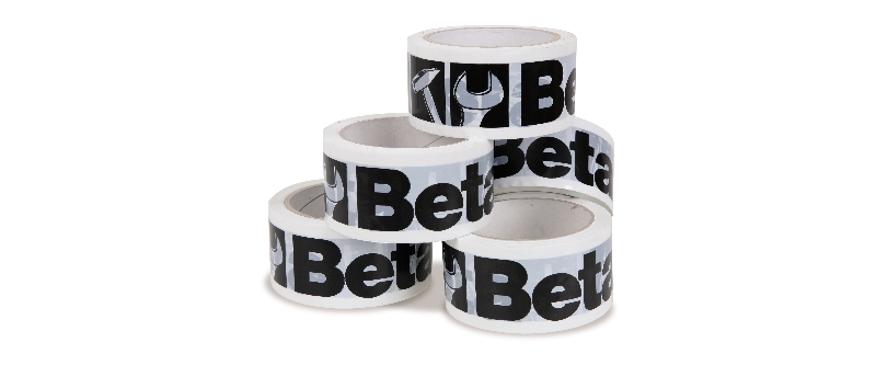 Beta Collection 36 rollen of plakband met logo. 9589B/36 - Wit