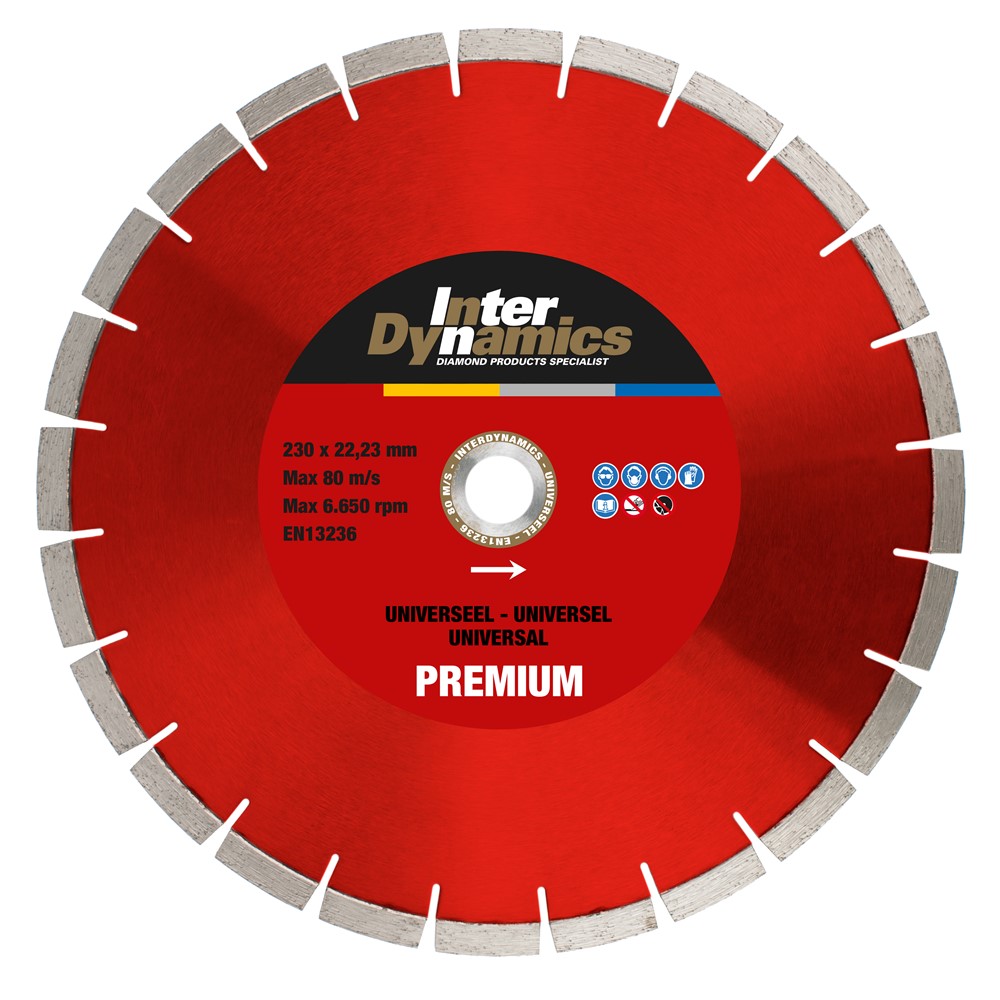 Inter Dynamics Diamantzaag Universeel Premium Matrix 300x20mm