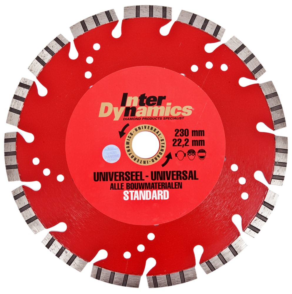 Inter Dynamics Diamantzaag Universeel Standard+ 180x22,2mm