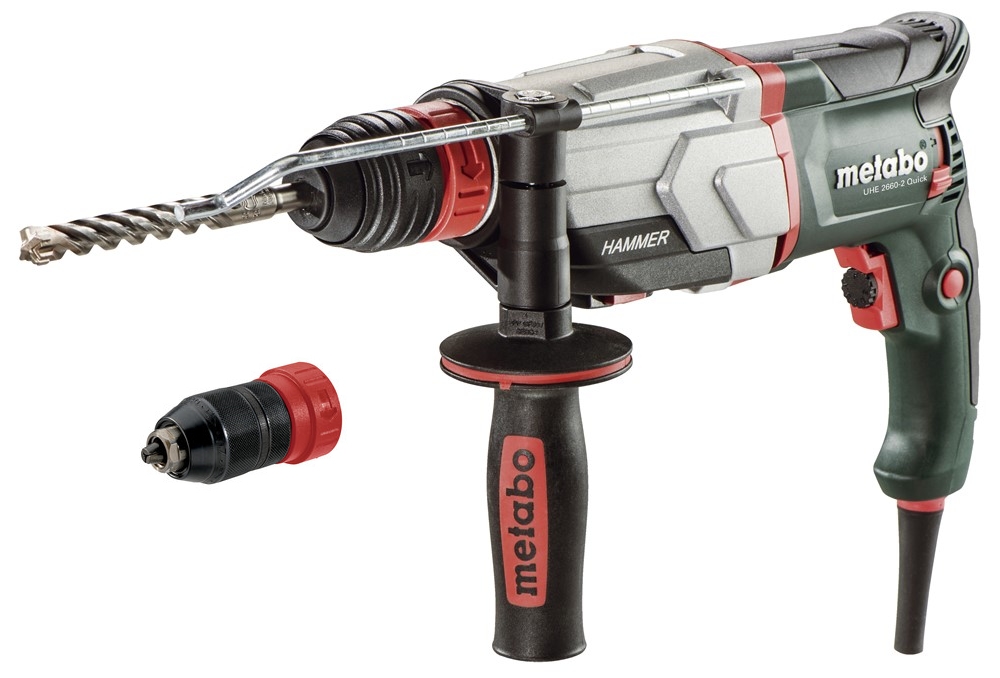 Metabo UHE 2660-2 Quick Combihamer | 800w 2.8J - elektronisch regelbaar