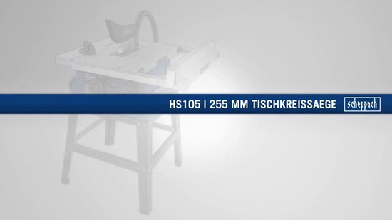 Scheppach Tafelcirkelzaag 10" HS105