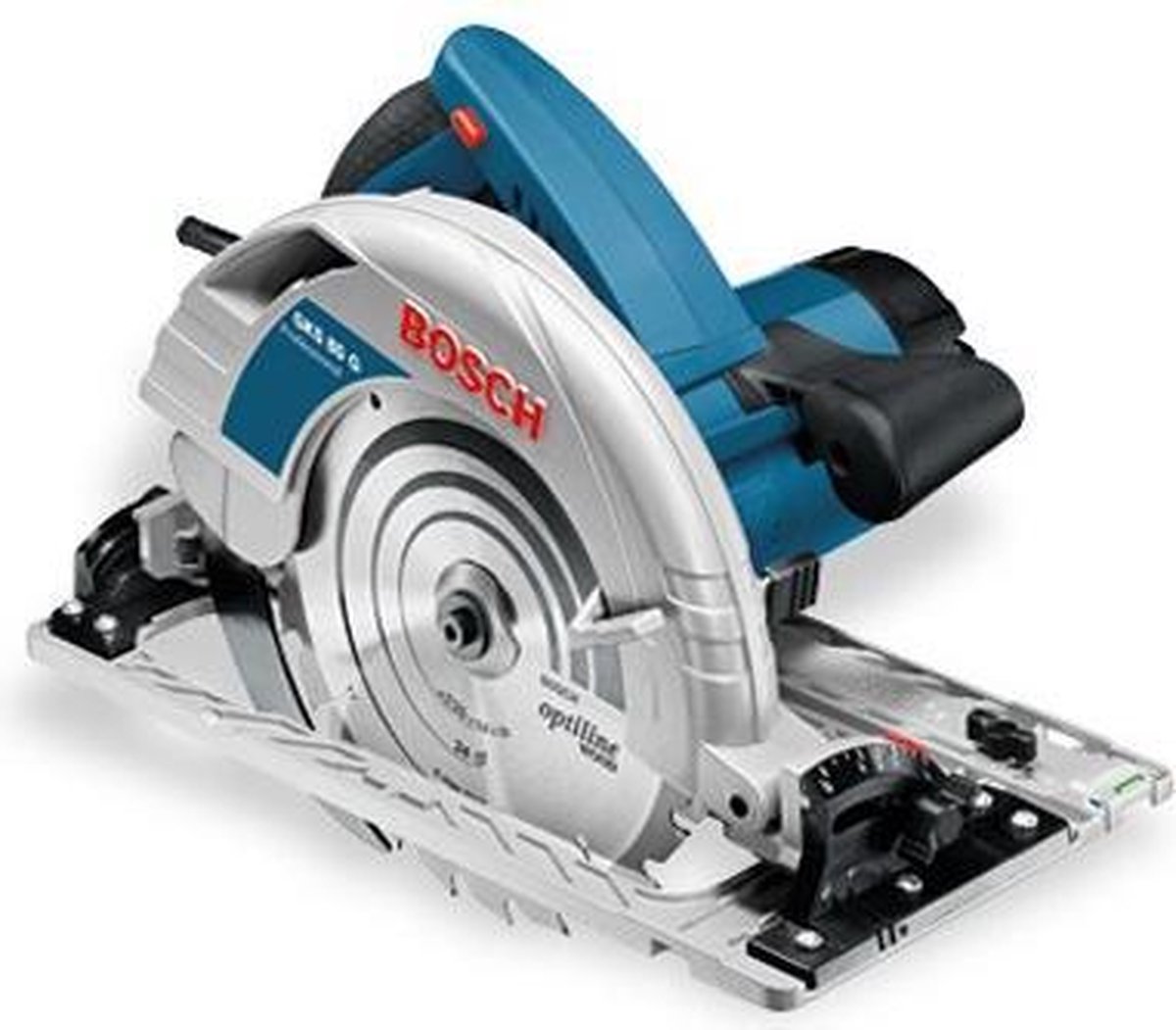 Bosch GKS 85 G cirkelzaag + 1600mm geleiderail | in L-Boxx