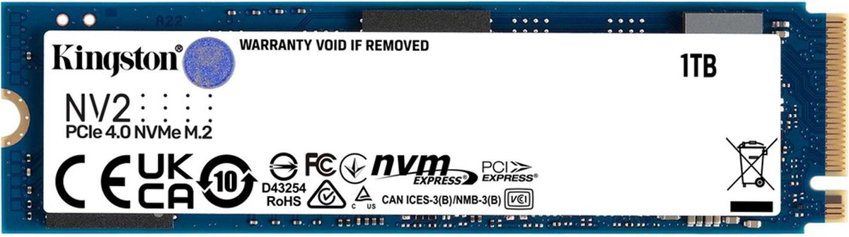 Kingston 1000g Nv2 Pcie 4.0 Nvme Ssd