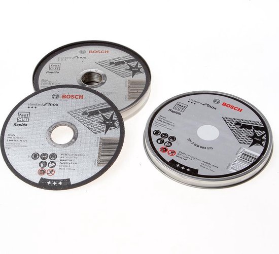 Bosch Bosch doorslijpschijven metaal inox 125mm x 1 mm | per 10