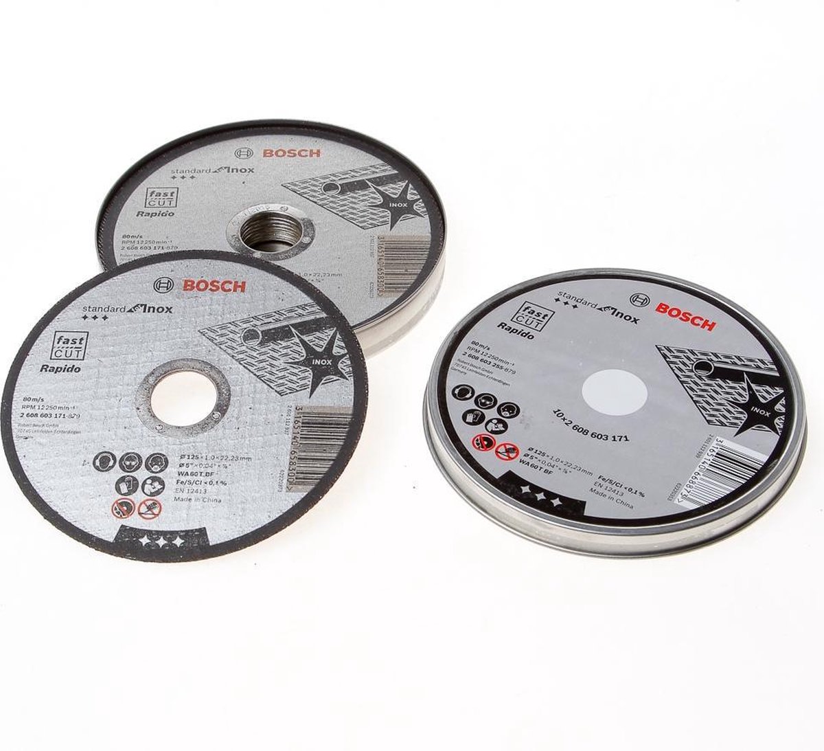 Bosch Bosch doorslijpschijven metaal inox 125mm x 1 mm | per 10