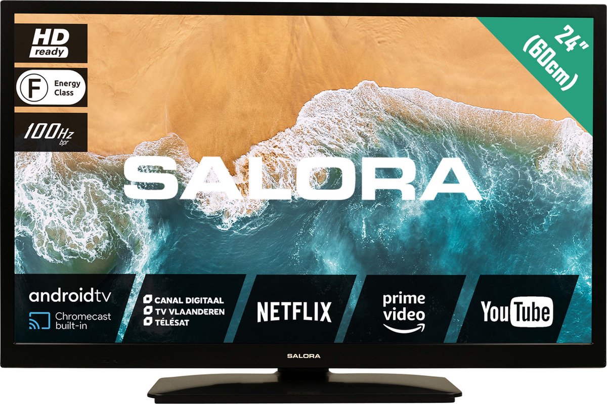Salora 24MBA300 HD TV met 12V - Zwart