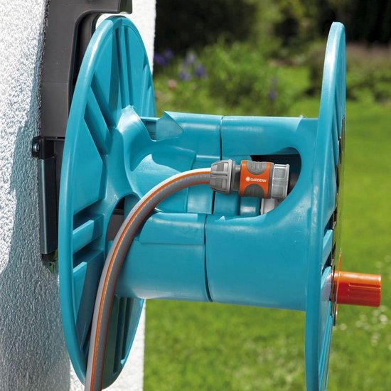GARDENA Classic Wandslanghouder 60 met slanggeleider - Grijs