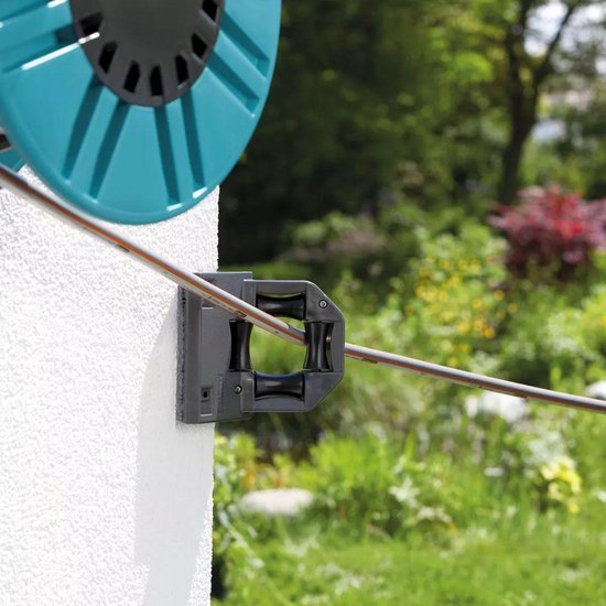 GARDENA Classic Wandslanghouder 60 met slanggeleider - Grijs