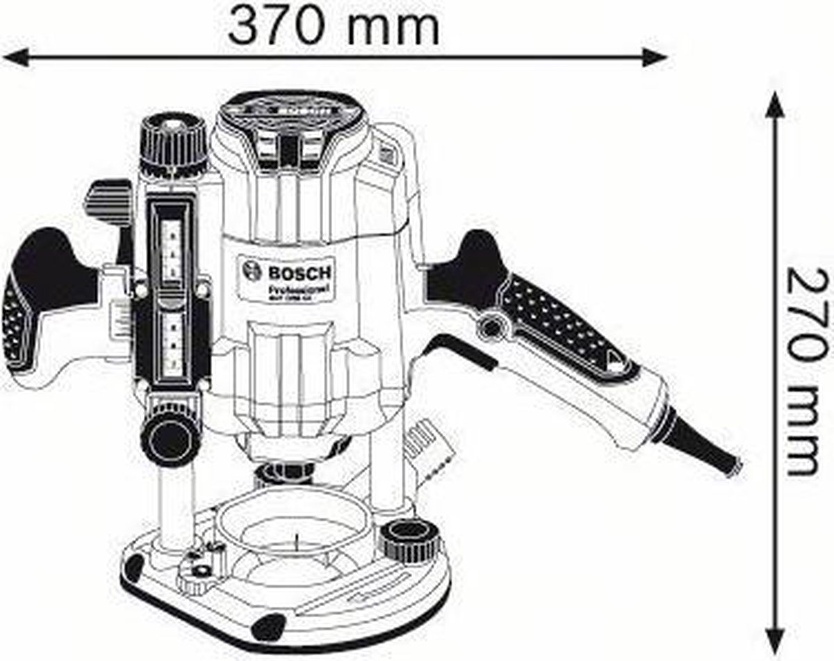 Bosch GOF 1250 CE Professional Bovenfrees | 1250w | in L-boxx
