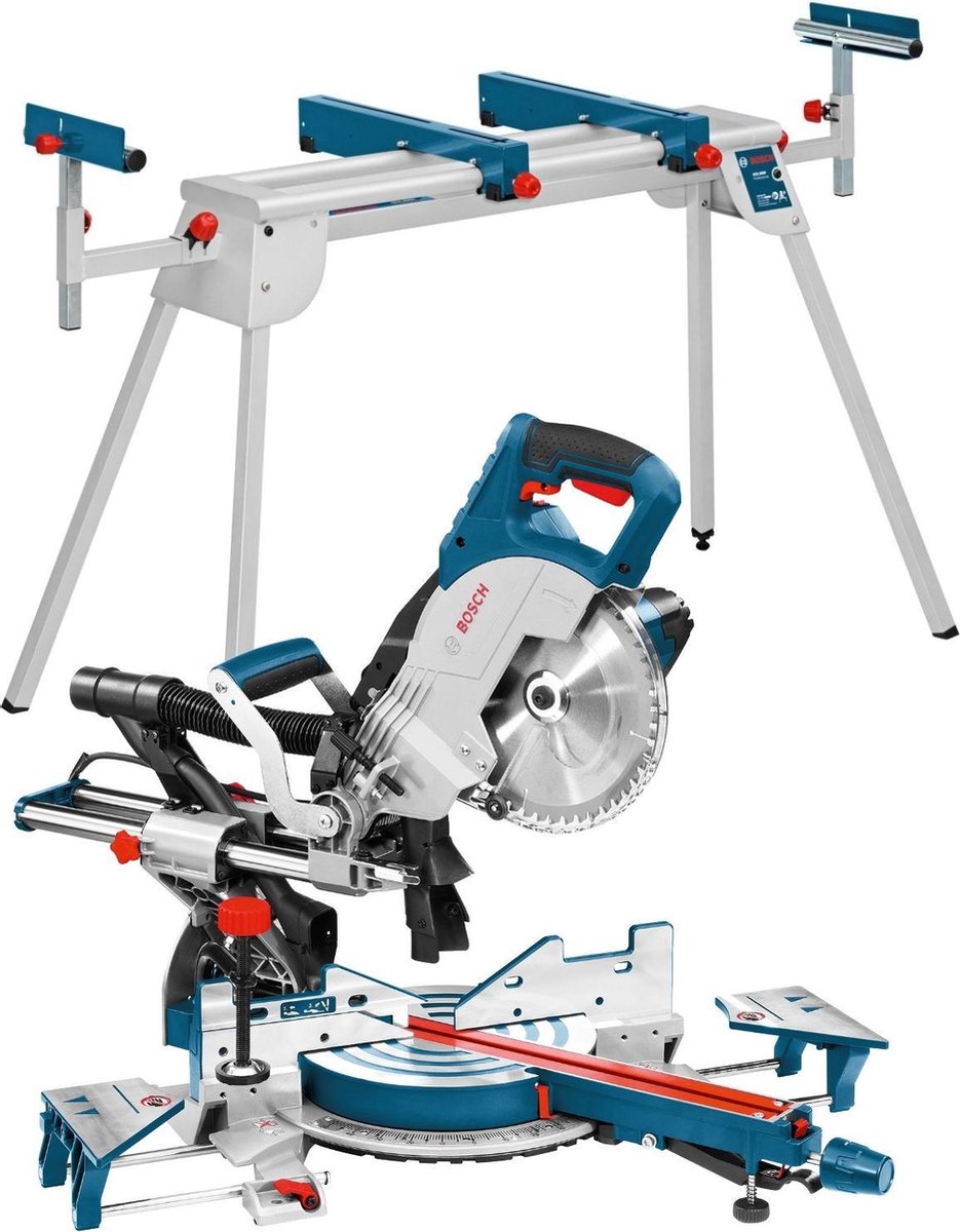 Bosch GCM 8 SJL afkortzaag | 216mm 1600w | + Onderstel GTA 2600