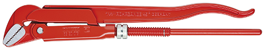 Knipex Pijptang 45ø rood poedergecoat 430 mm