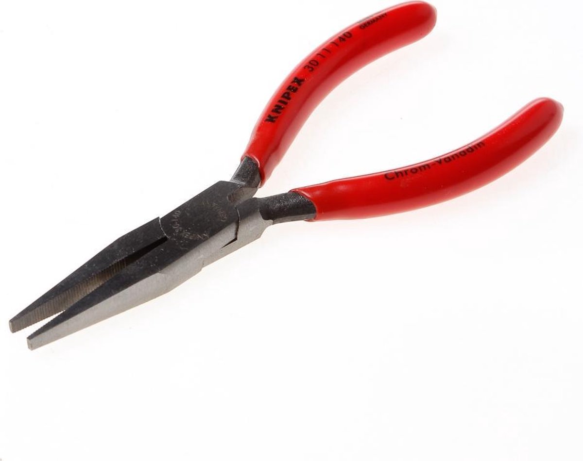 Knipex Langbektang zwart geatramenteerd met kunststof bekleed 140 mm