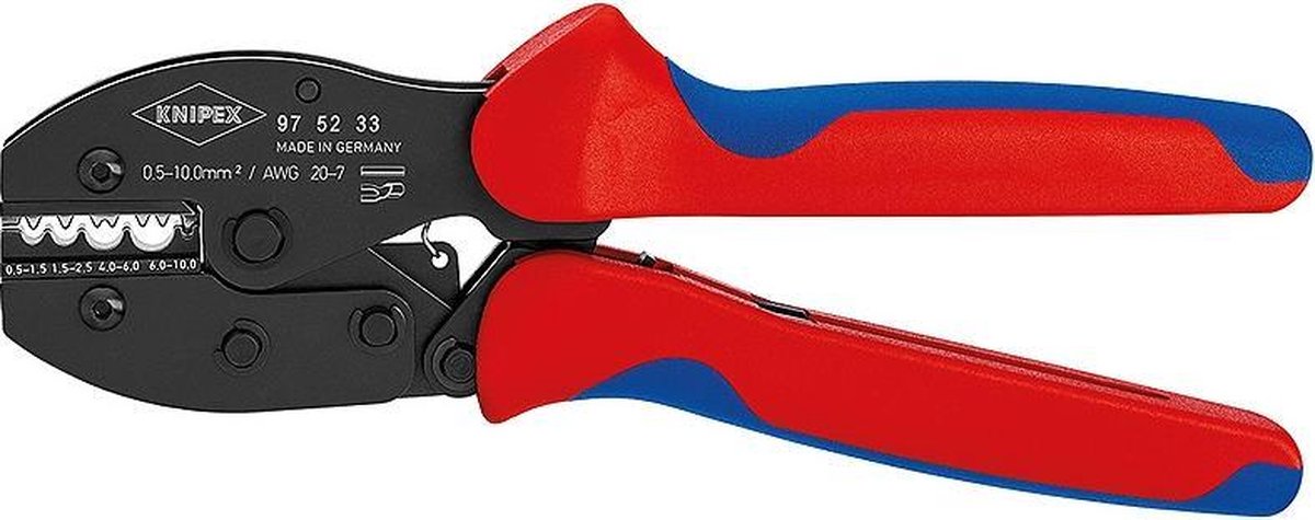 Knipex PreciForce© Krimptang gebruineerd met meer-componentengrepen 220 mm