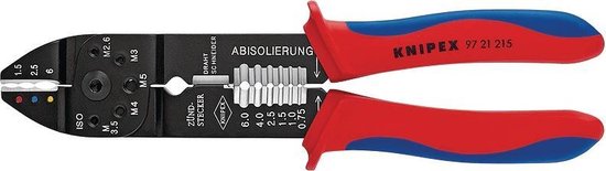 Knipex Krimptang gebruineerd met meer-componentengrepen 230 mm