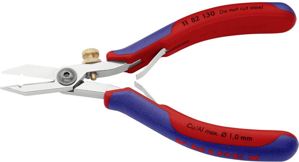 Knipex Elektronica-afstripschaar met meer-componentengrepen 130 mm