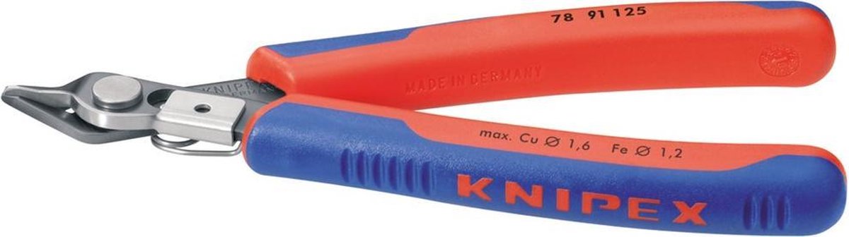 Knipex Zijsnijtang 64 HRC + draadklem 125 mm