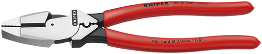 Knipex Kabeltang "Lineman&apos;s Pliers" zwart geatramenteerd 240 mm