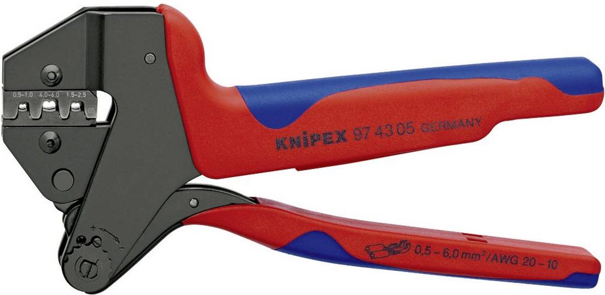 Knipex Krimp-systeemtang gebruineerd 200 mm