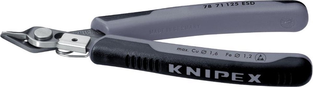Knipex Zijsnijtang 64 HRC + draadkl.125 mm ESD