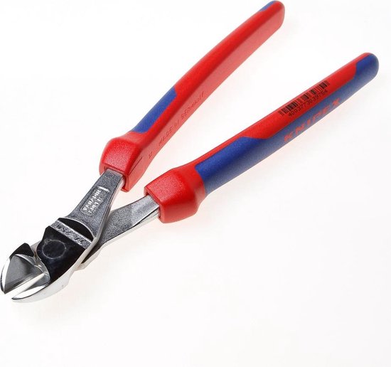 Knipex Kracht-zijsnijtang verchroomd met meer-componentengrepen 250 mm